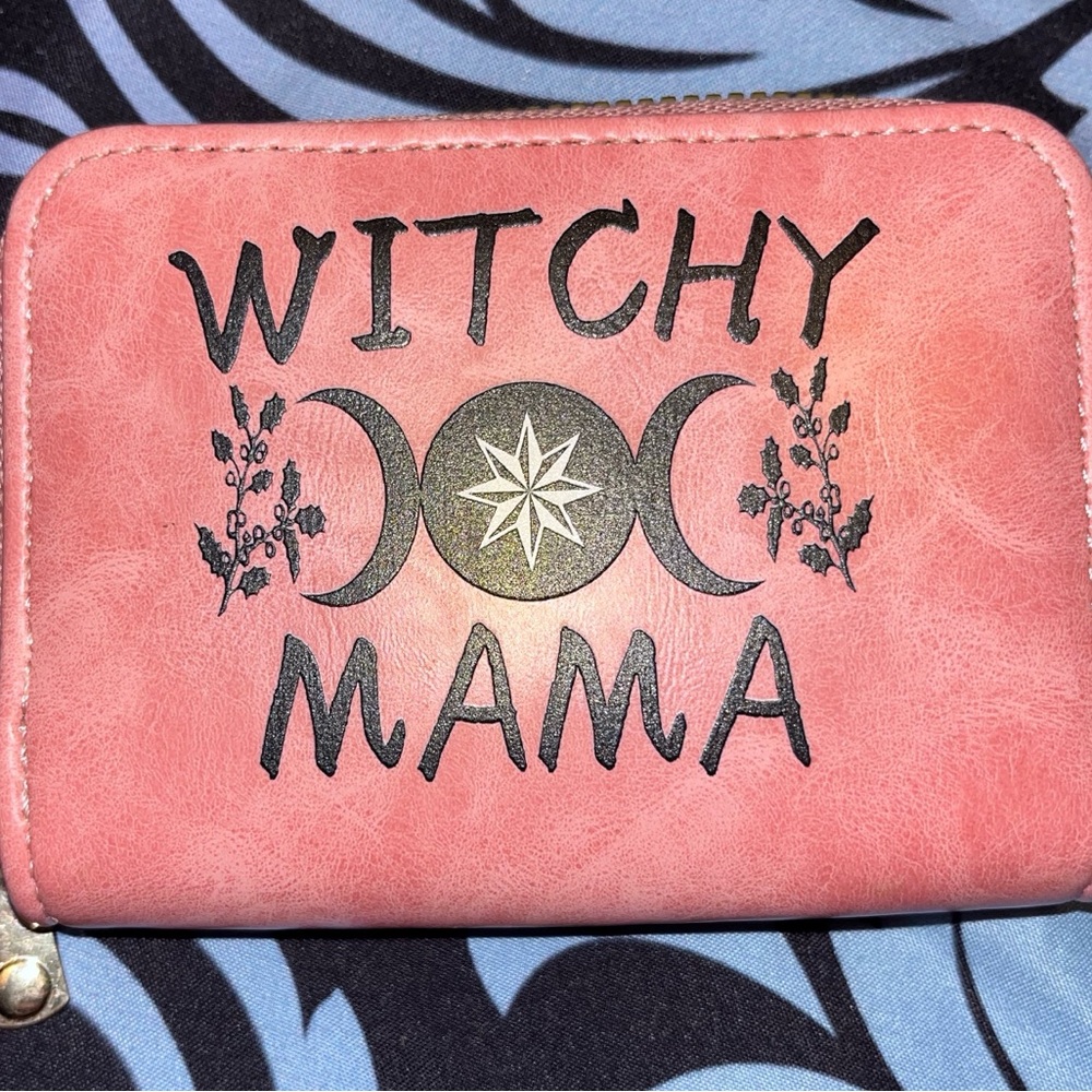 Witchy Mama Pink Wallet